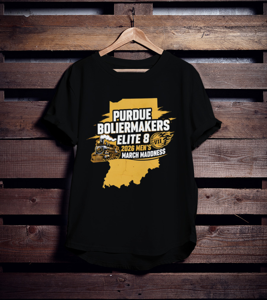 Purdue Boilermakers 2026 Men's March Madness Elite 8 VII T-Shirt