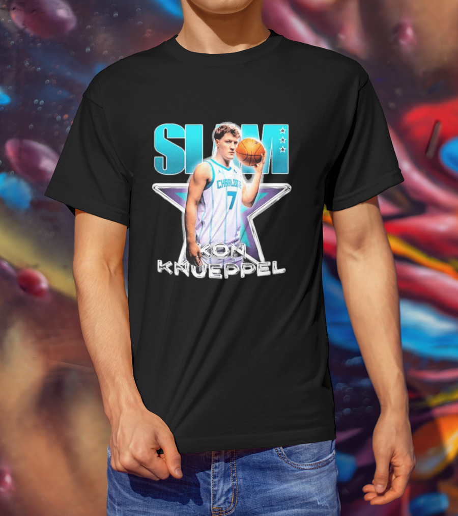 SLAM Magazine Cover April May 2026 Kon Knueppel Charlotte Basketball Issue 261 T-Shirt