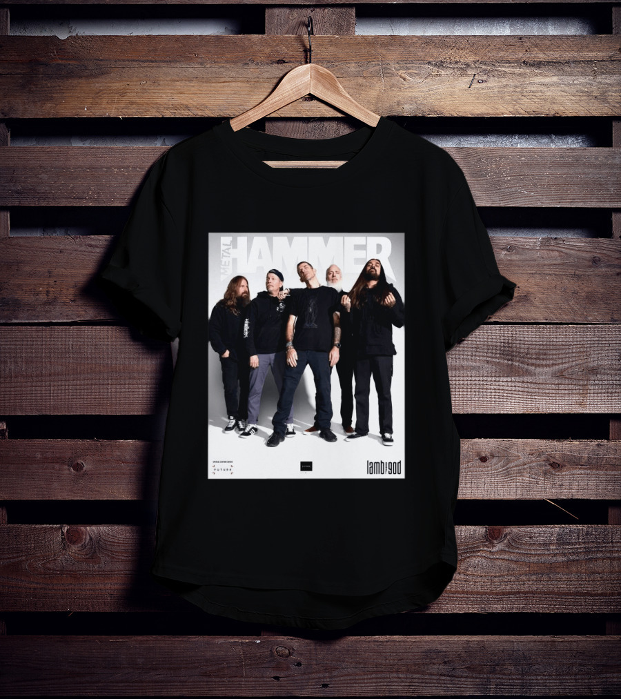 Metal Hammer Cover Featuring Lamb Of God Editorial Band Photo T-Shirt