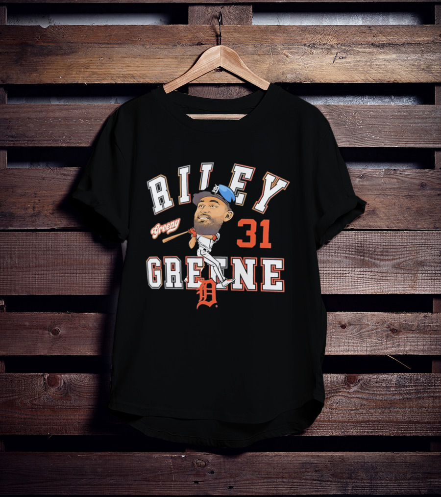 Riley Greene Greeny 31 Detroit Tigers T-Shirt