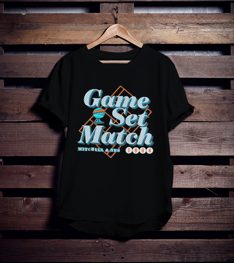 Game Set Match Mitchell & Nes 1904 T-Shirt