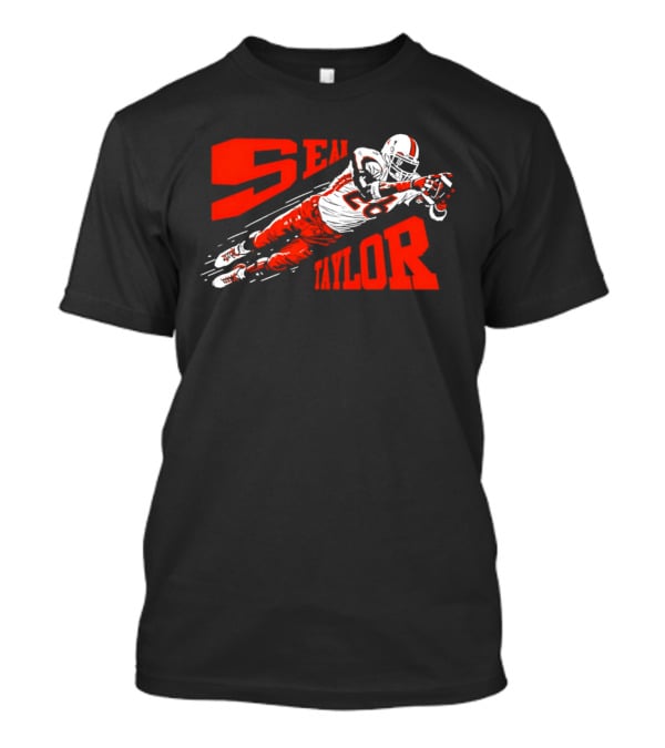 Sean Taylor ST26 Miami Hurricanes Superman Football Player T-Shirt