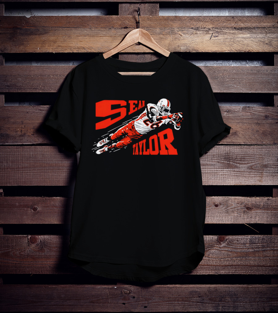 Sean Taylor ST26 Miami Hurricanes Superman Football Player T-Shirt
