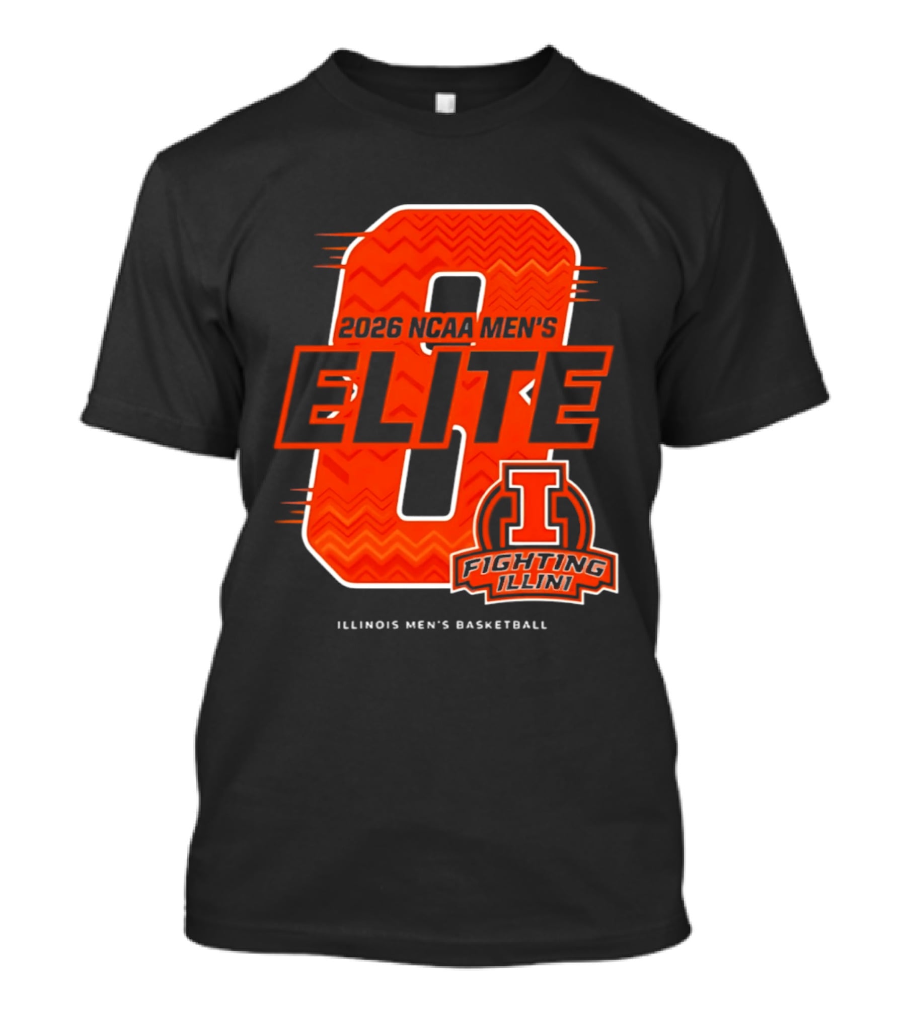 2026 NCAA Men's Elite 8 Illinois Fighting Illini Basketball T-Shirt