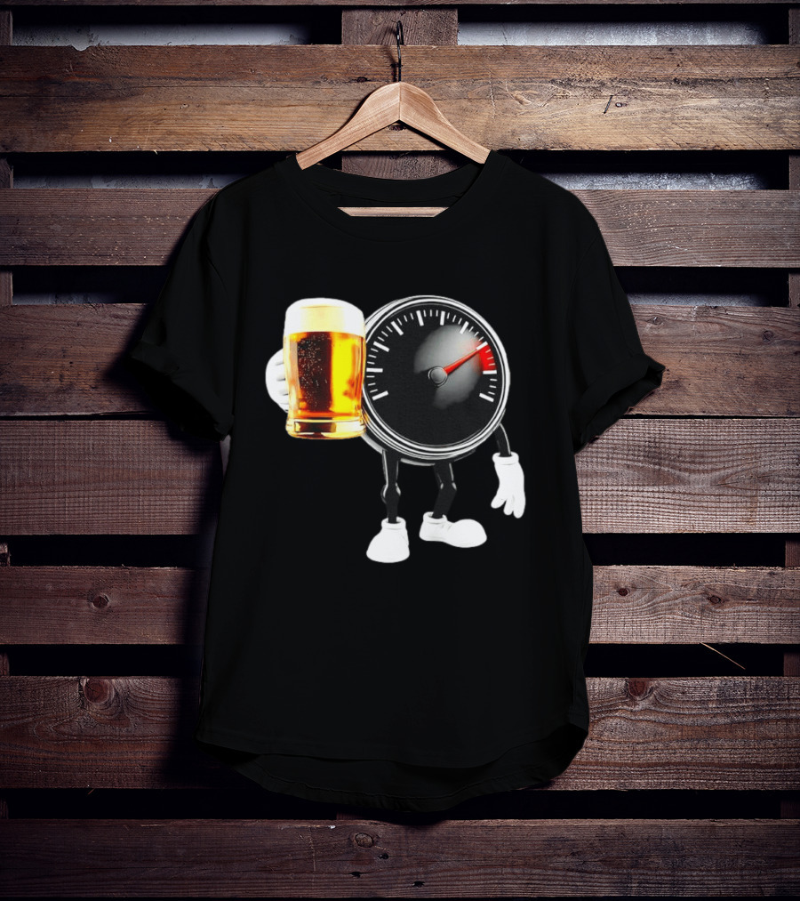 Speedometer Beer Do Not Drink Alcohol When Driving Awareness T-Shirt