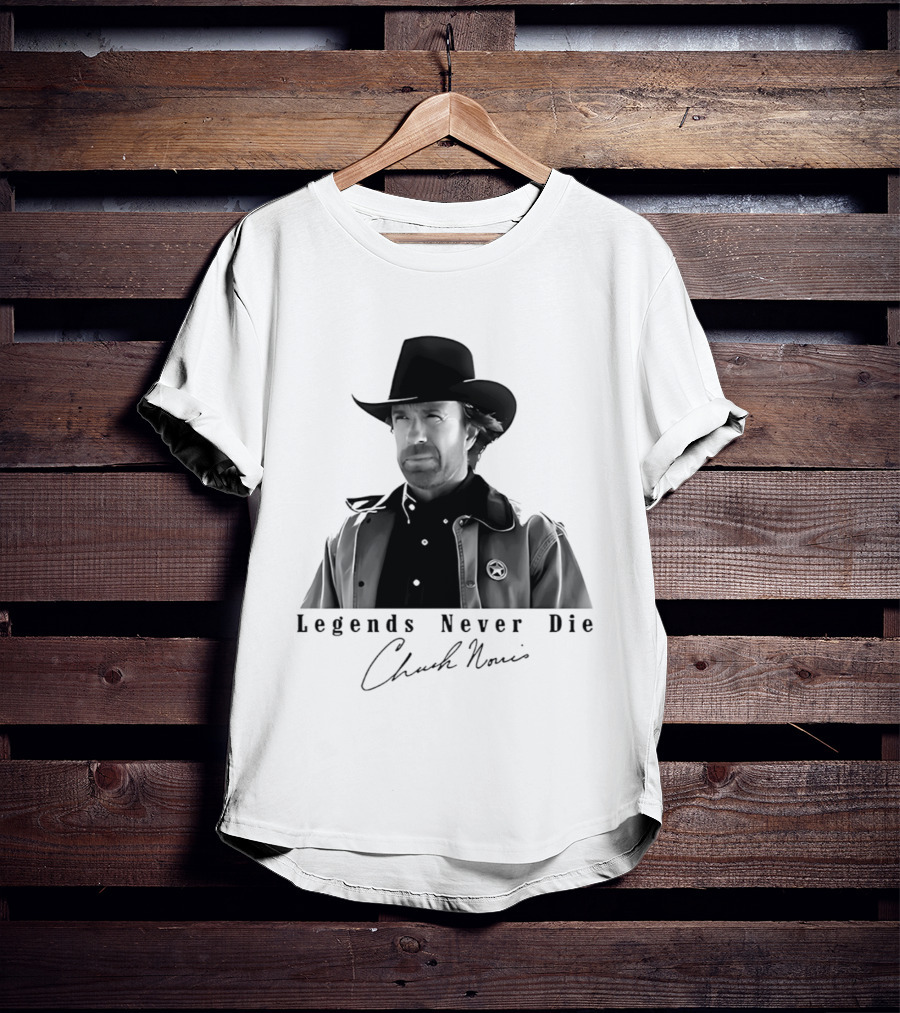 Legends Never Die Chuck Norris 2026 T-Shirt