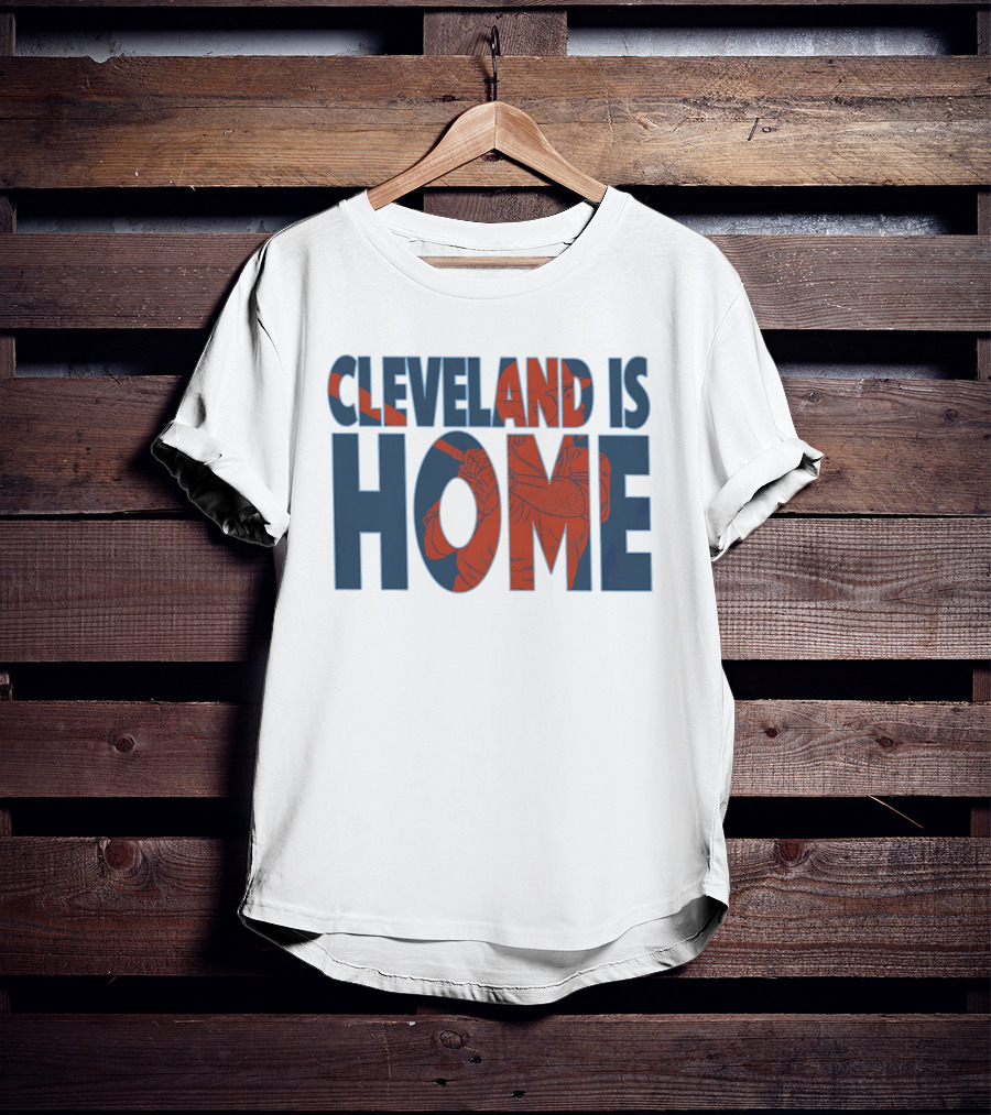 Cleveland Browns Cleveland Is Home Football Team Pride T-Shirt