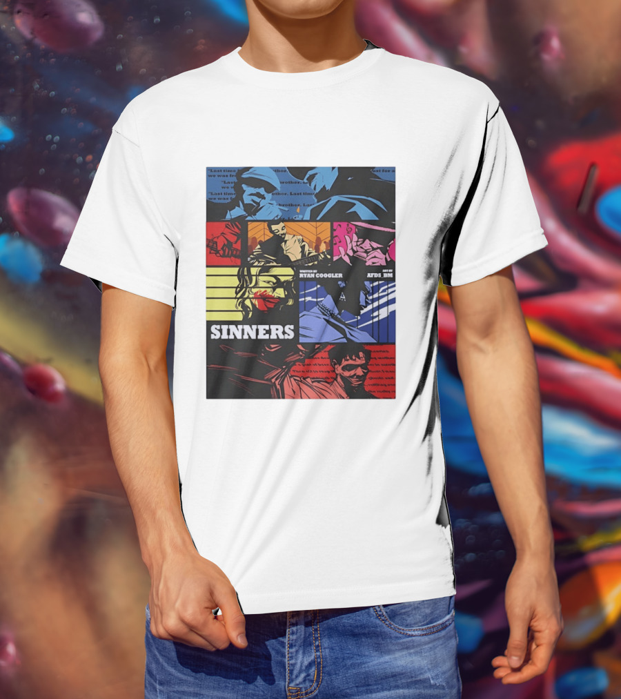 Sinners Ryan Coogler Cowboy Bebop Art By AFS BM T-Shirt