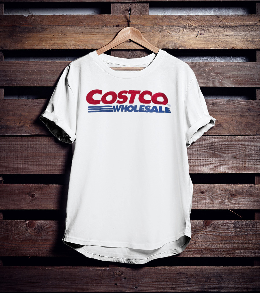 Costco Wholesale Large Red Blue T-Shirt