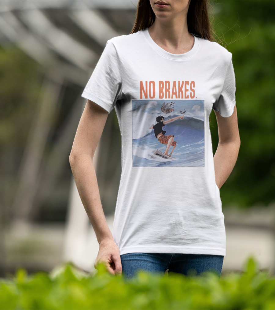 Monkey D. Luffy Surfing Adventure One Piece No Brakes T-Shirt