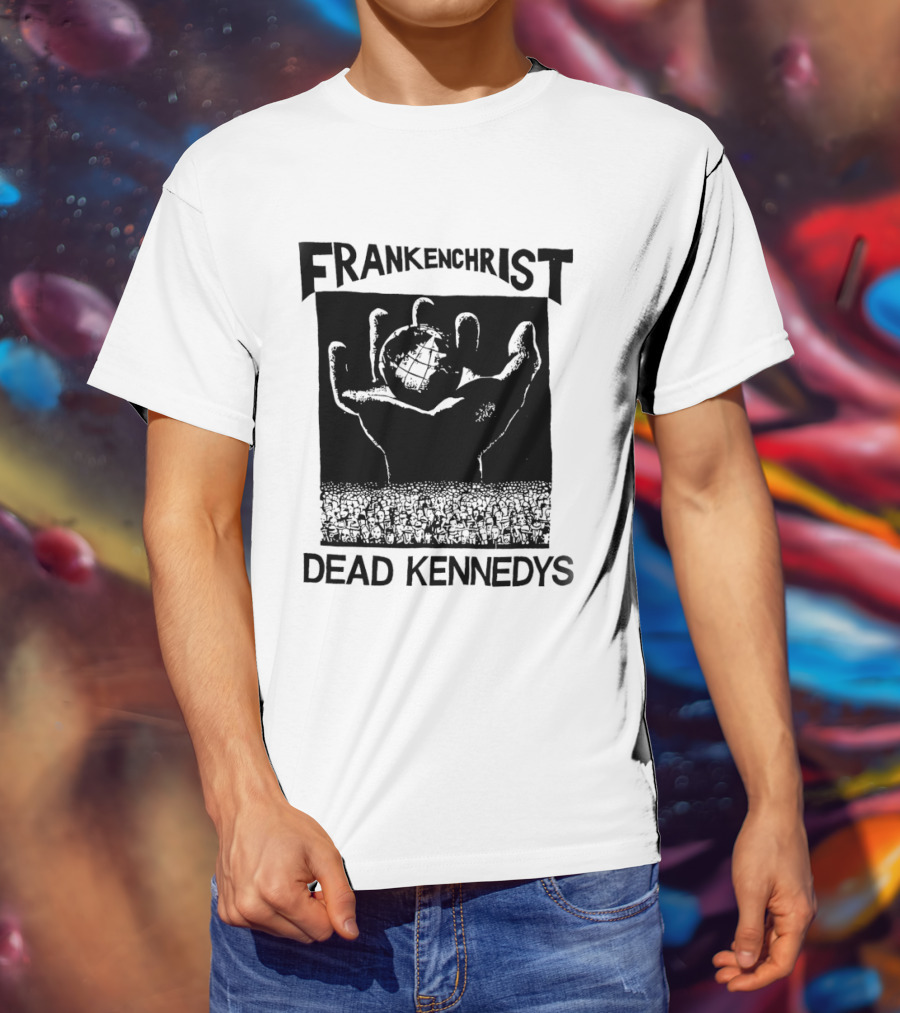 Frankenchrist Dead Kennedys Hand Holding Globe T-Shirt
