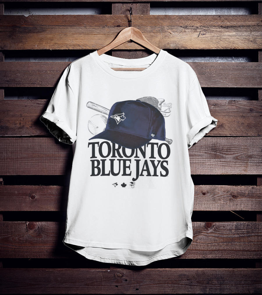 Toronto Blue Jays Official Baseball Hat Iconic Team Sports Merchandise T-Shirt