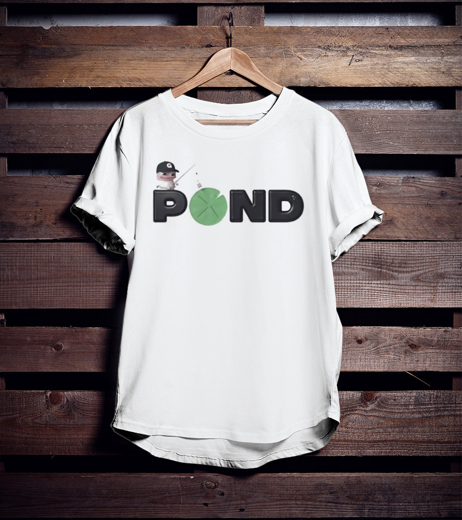 Pond0x Project Fishing Character With Lily Pad Letter O T-Shirt