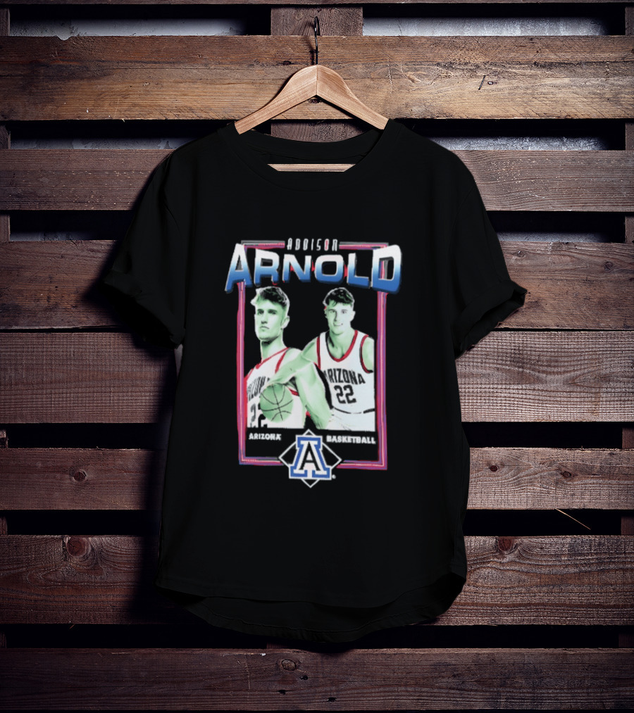 Arizona Wildcats Arnold 22 Basketball Player Sports Team T-Shirt