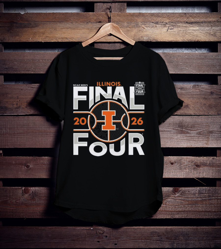Illinois Basketball 2026 Final Four NCAA Men's Tournament T-Shirt