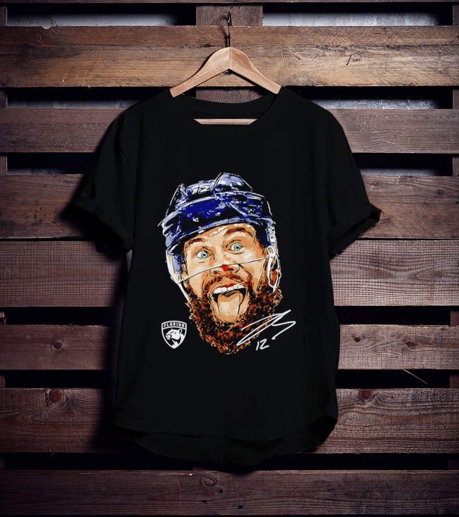 Florida Panthers Hockey Jonah Gadjovich Enthusiastic Expression T-Shirt