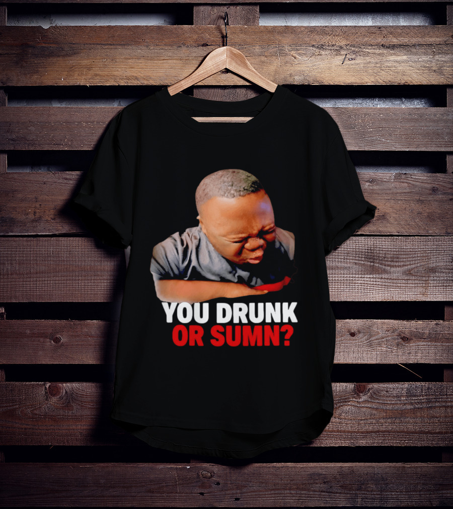 You Drunk Or Sumn Meme DJ Cece Viral Expression T-Shirt