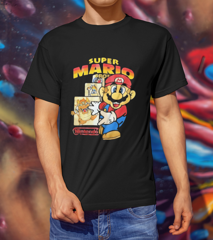 Super Mario Bowser Challenge Pixel Adventures T-Shirt