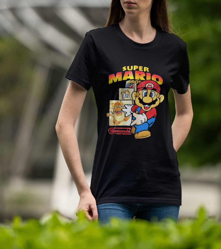 Super Mario Bowser Challenge Pixel Adventures T-Shirt