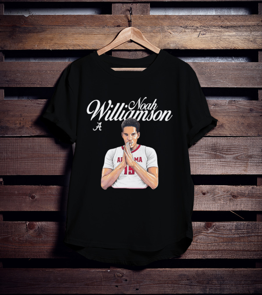 Noah Williamson Alabama 15 Crimson Tide NCAA Basketball Celebration T-Shirt