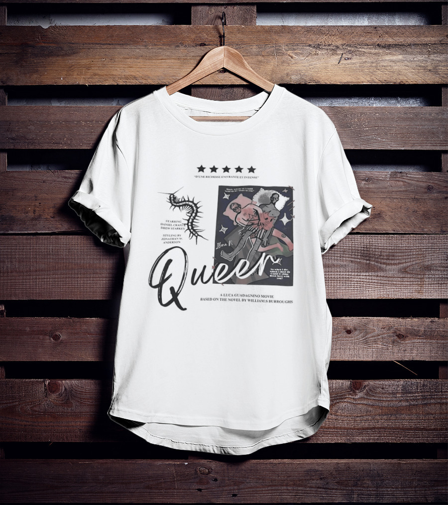 Queer D'une Richesse Enivrante Et Intense Luca Guadagnino Movie Based On Novel By Williams Burroughs T-Shirt