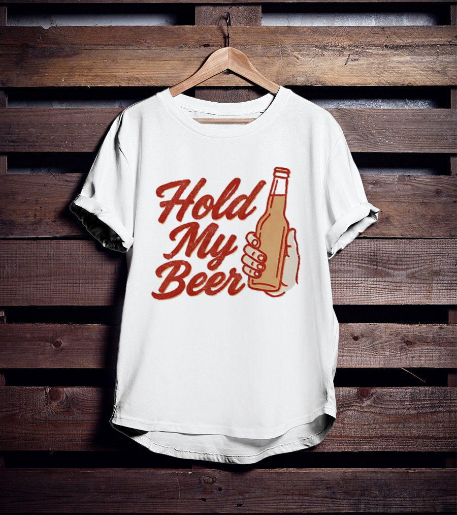 Hold My Beer Hand Holding Beer Bottle T-Shirt