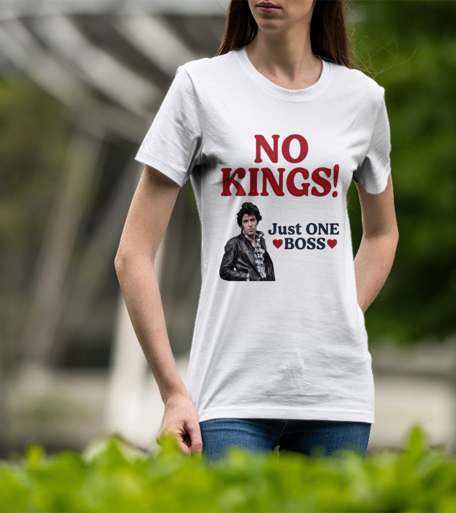 No Kings Just One Boss Leather Jacket T-Shirt