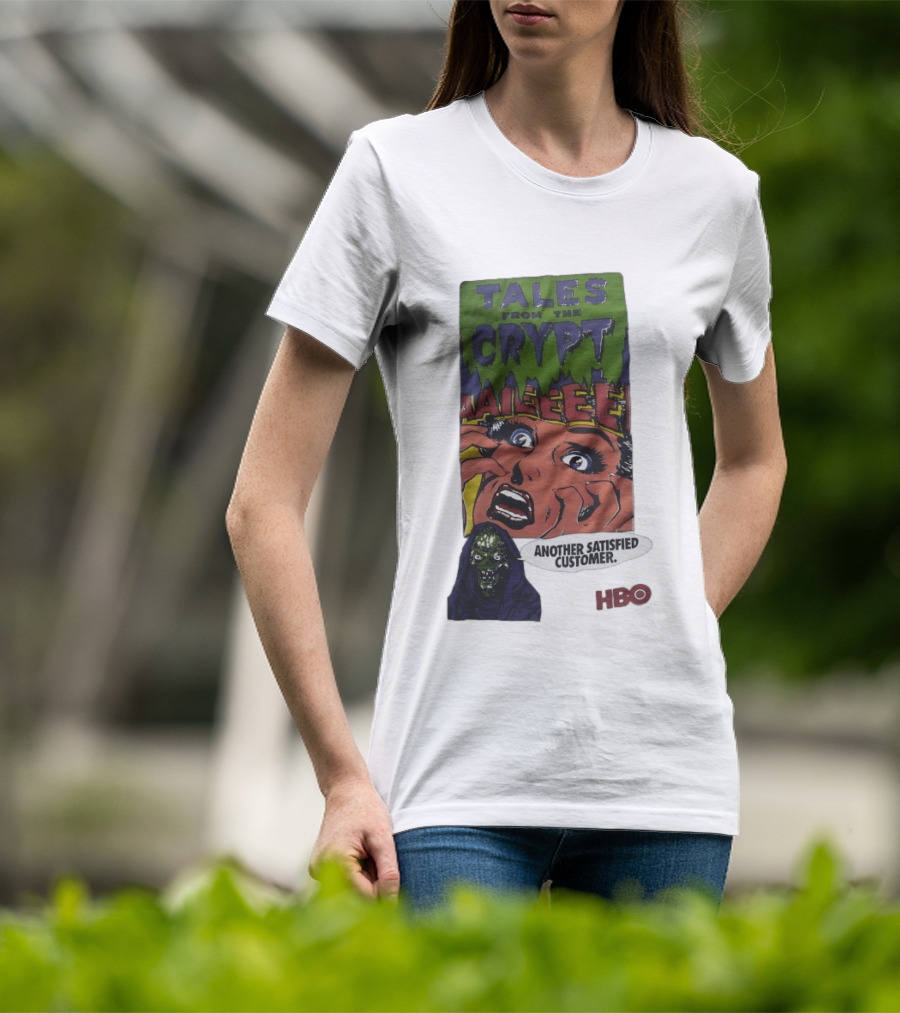Tales From The Crypt Aaileee Another Satisfied Customer HBO T-Shirt