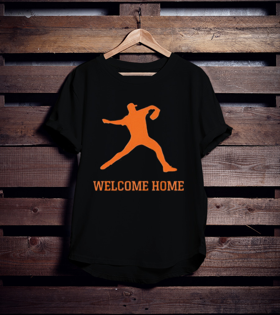 Justin Verlander Detroit Tigers Welcome Home 35 T-Shirt