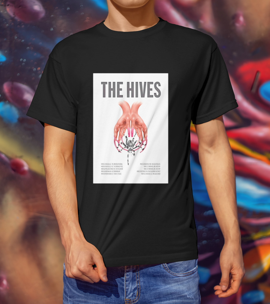 The Hives March 2026 Tour Dates Brooklyn Bowl House Of Blues History Fillmore Salt Shed T-Shirt