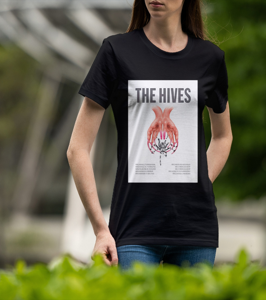 The Hives March 2026 Tour Dates Brooklyn Bowl House Of Blues History Fillmore Salt Shed T-Shirt
