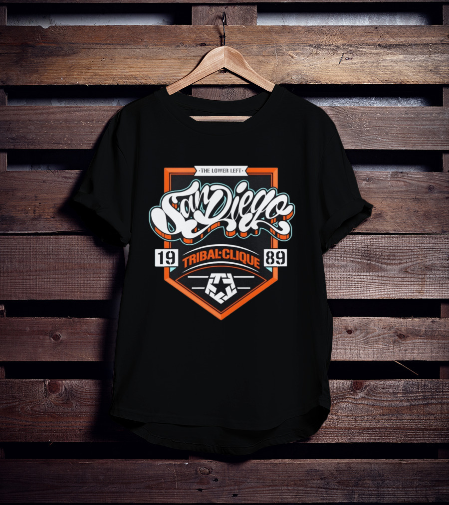San Diego Tribal Clique 1989 The Lower Left T-Shirt