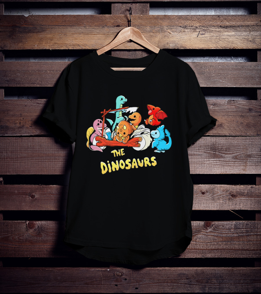The Dinosaurs X The Flintstones Cartoon T-Shirt