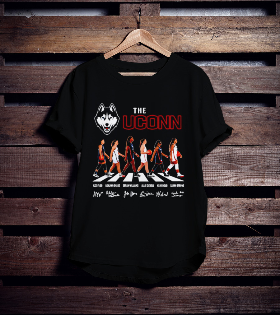 UConn Huskies Women's Basketball Team Abbey Road T-Shirt