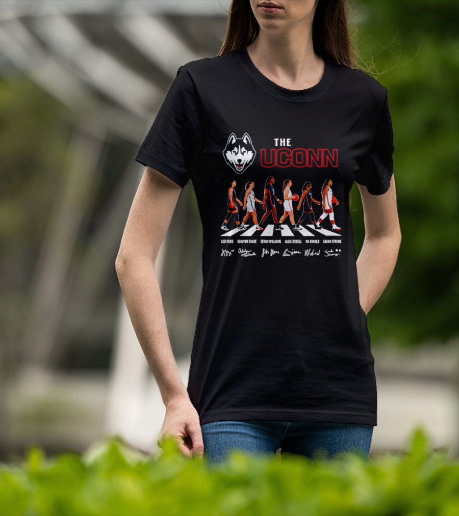 UConn Huskies Women's Basketball Team Abbey Road T-Shirt