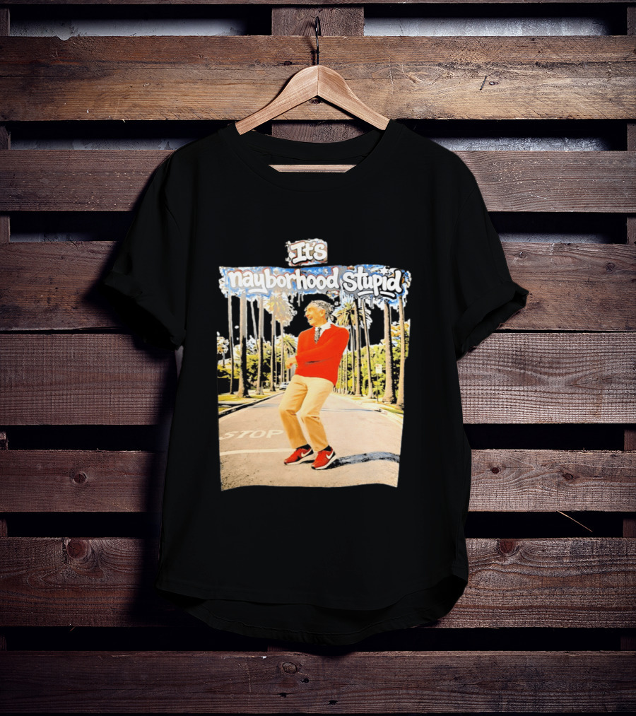 Mister Rogers Primitive Skateboarding It's Nayborhood Stupid T-Shirt