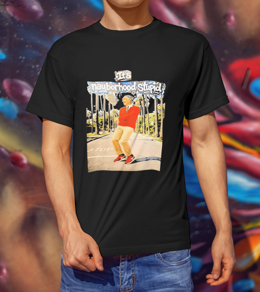 Mister Rogers Primitive Skateboarding It's Nayborhood Stupid T-Shirt