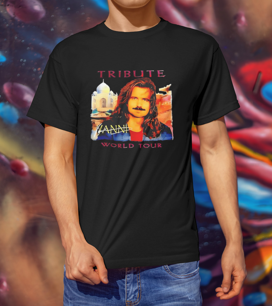 Yanni Tribute World Tour Taj Mahal T-Shirt