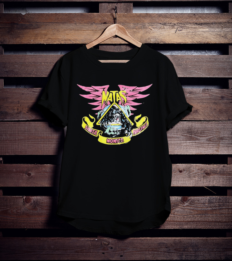 Natas Panther Santa Monica Airlines Vintage Skateboard T-Shirt