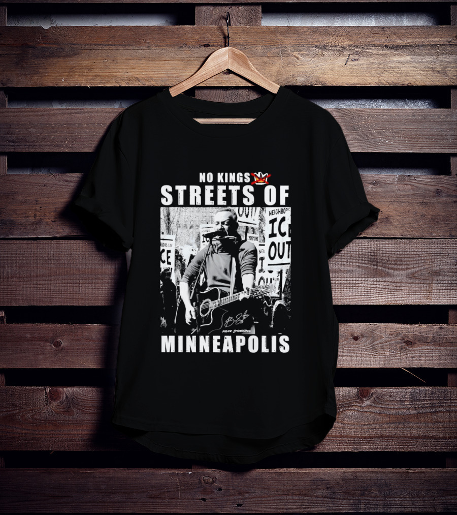 No Kings Streets Of Minneapolis Pruce Springsteen T-Shirt