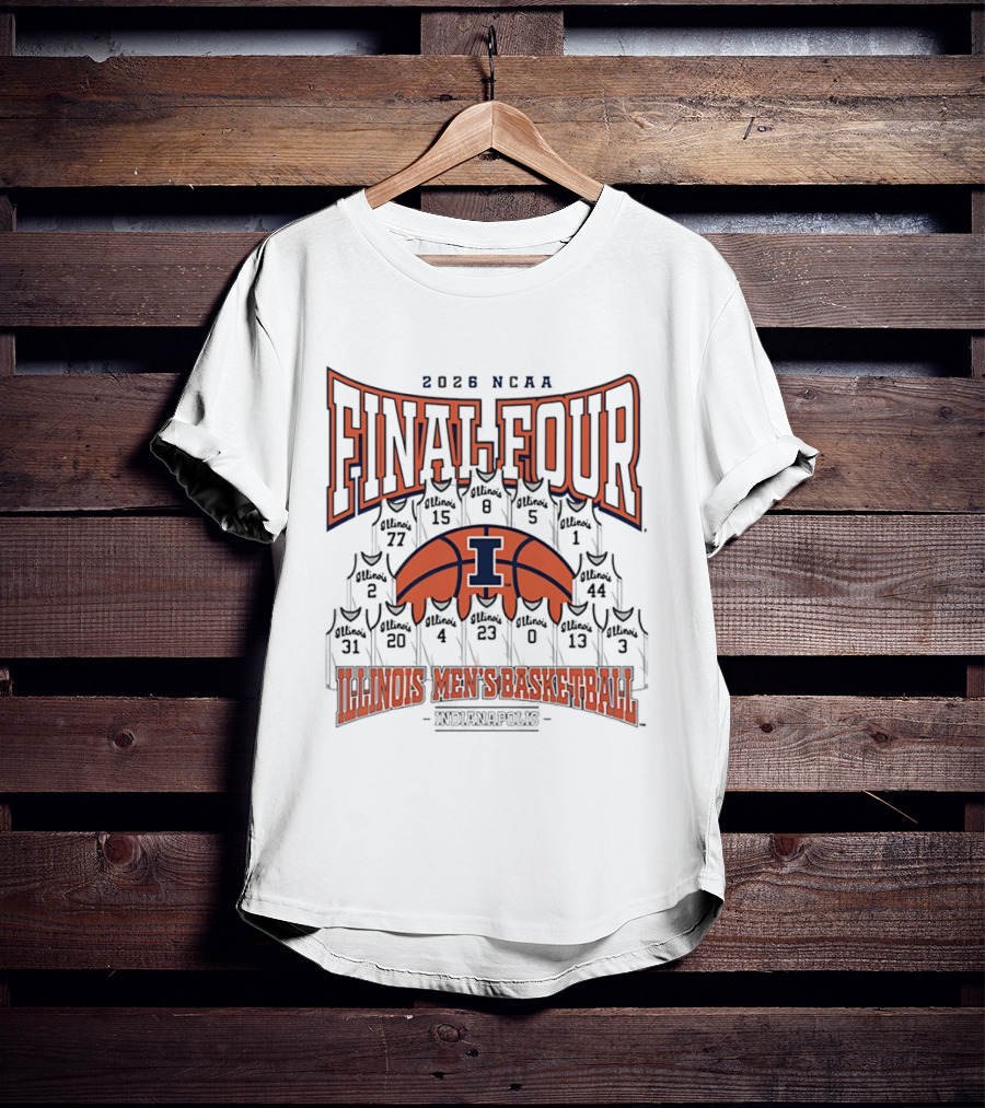2026 NCAA Final Four Illinois Men's Basketball T-Shirt