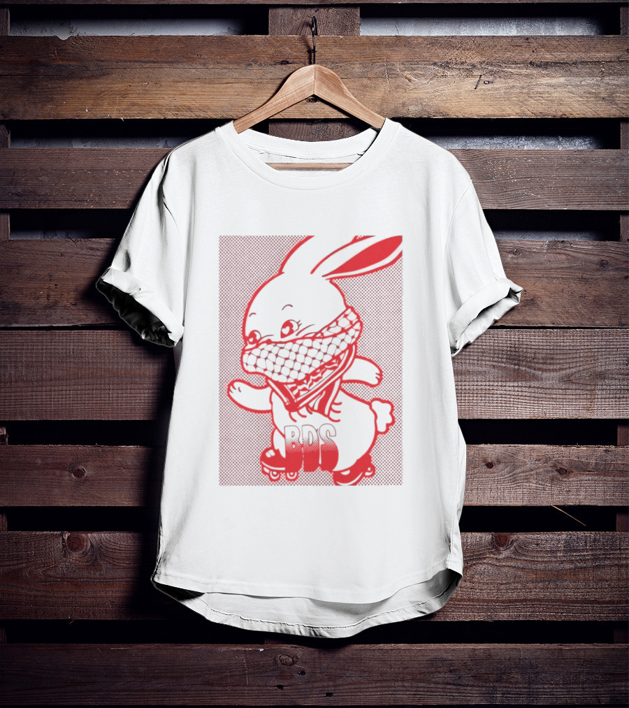 Skater Bunny BDS Vintage Roller Skates T-Shirt