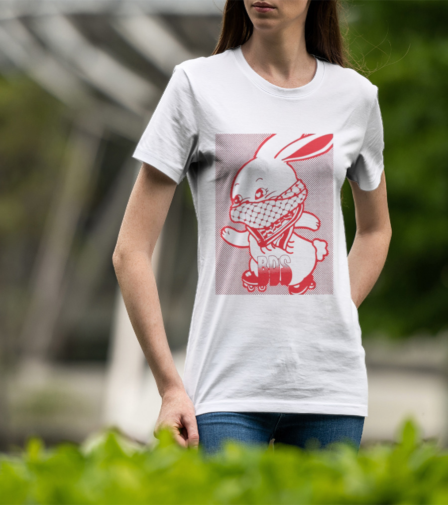 Skater Bunny BDS Vintage Roller Skates T-Shirt