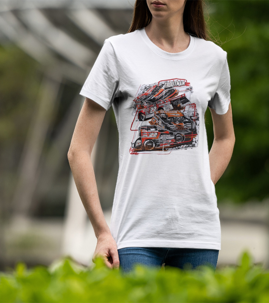 Drake Troutman 22 Racing Bilstein Team 22 Inc Victory Circle T-Shirt