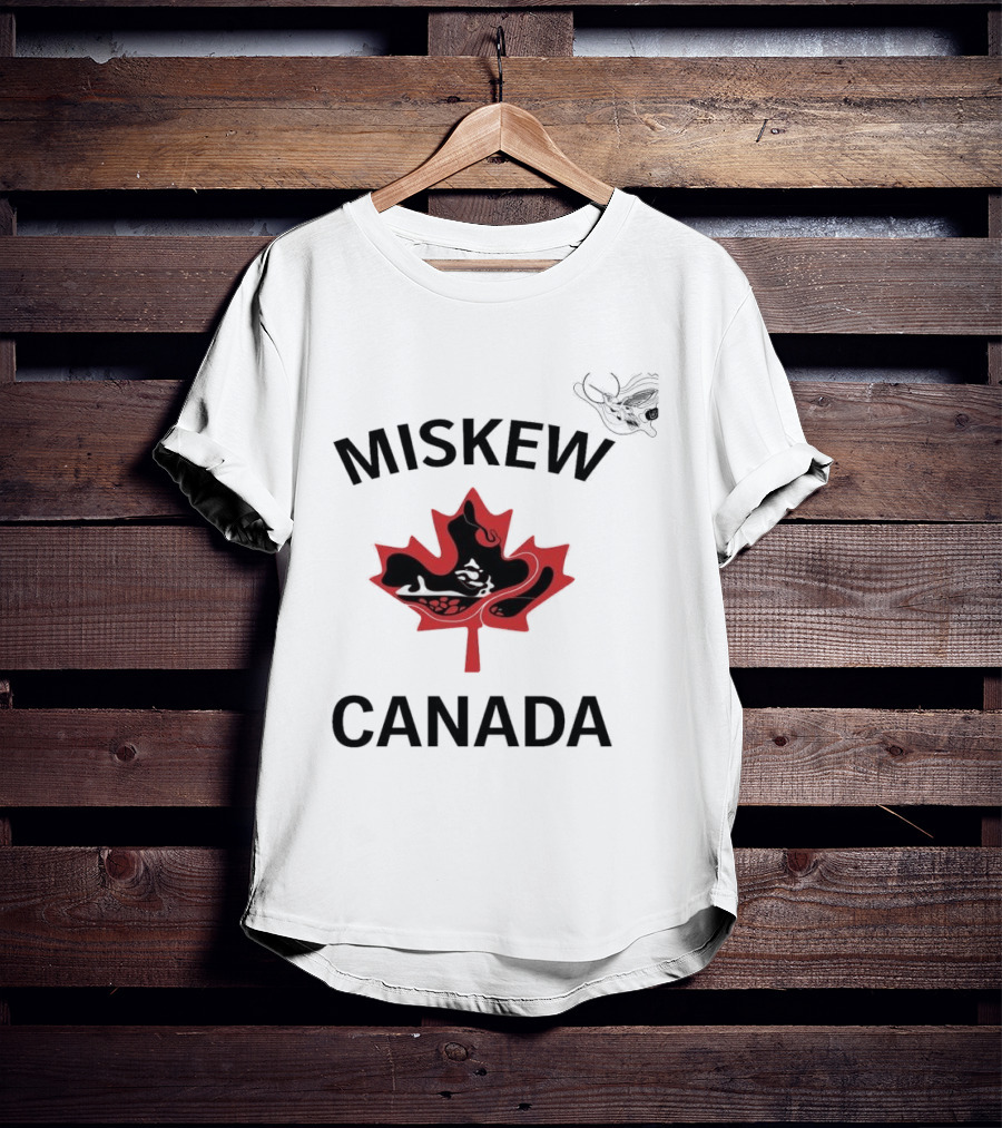 Miskew Canada Maple Leaf Moose T-Shirt