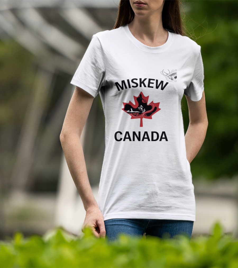 Miskew Canada Maple Leaf Moose T-Shirt