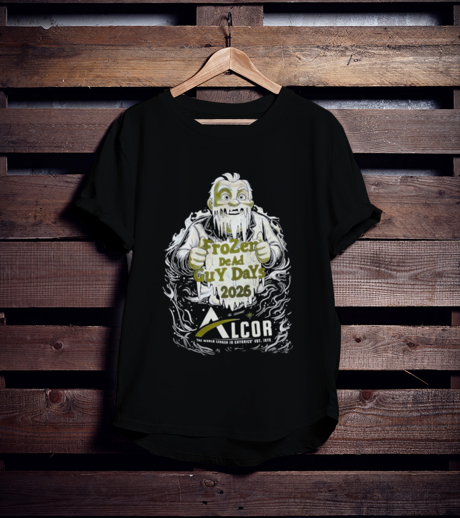 Alcor Frozen Dead Guy Days 2026 Festival Event T-Shirt