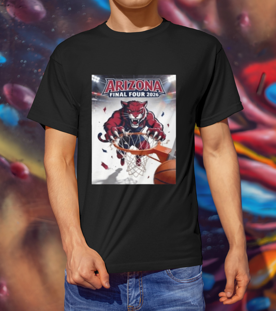 Arizona Wildcats Final Four 2026 Basketball Game Day Wildcat T-Shirt