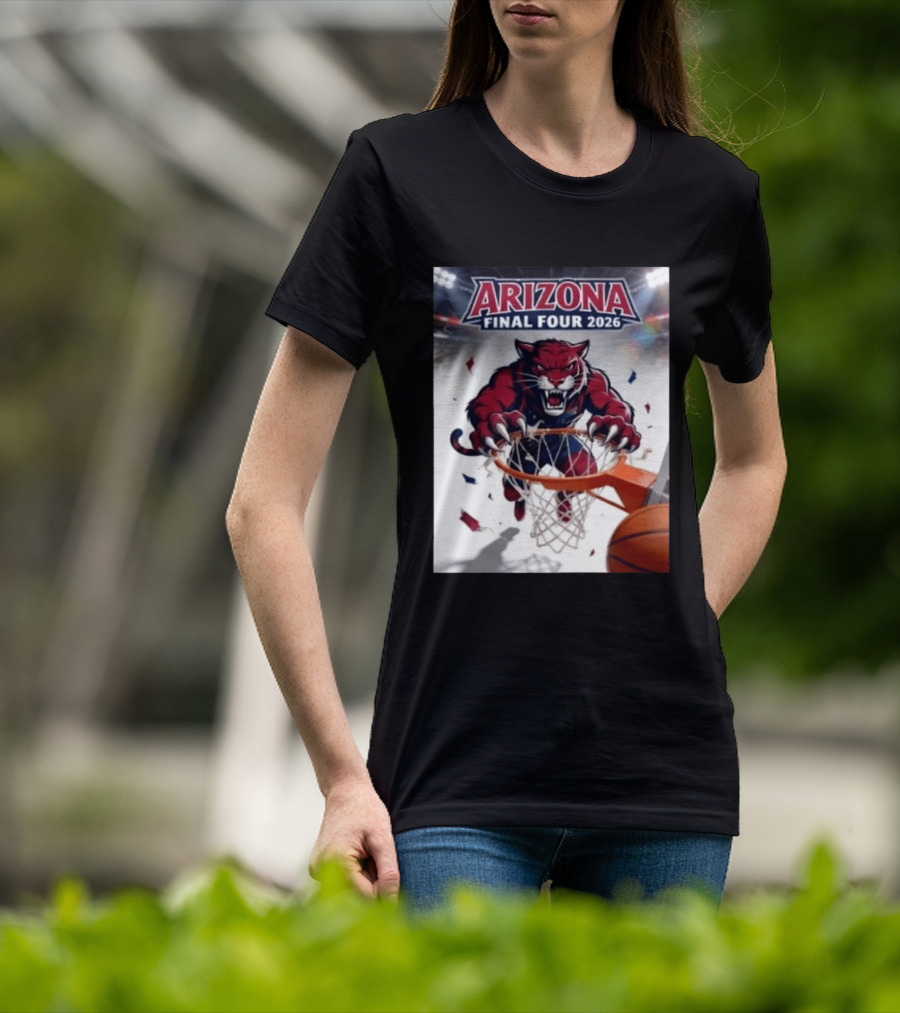 Arizona Wildcats Final Four 2026 Basketball Game Day Wildcat T-Shirt