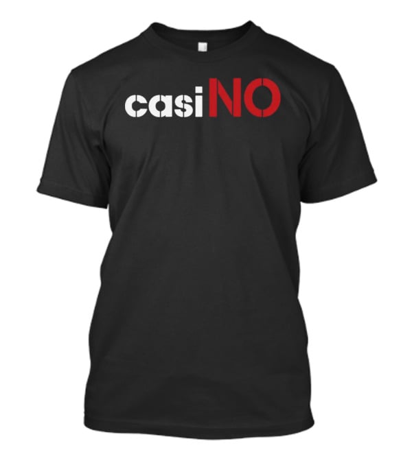 Miranda Casi NO Text In Bold Red And White T-Shirt